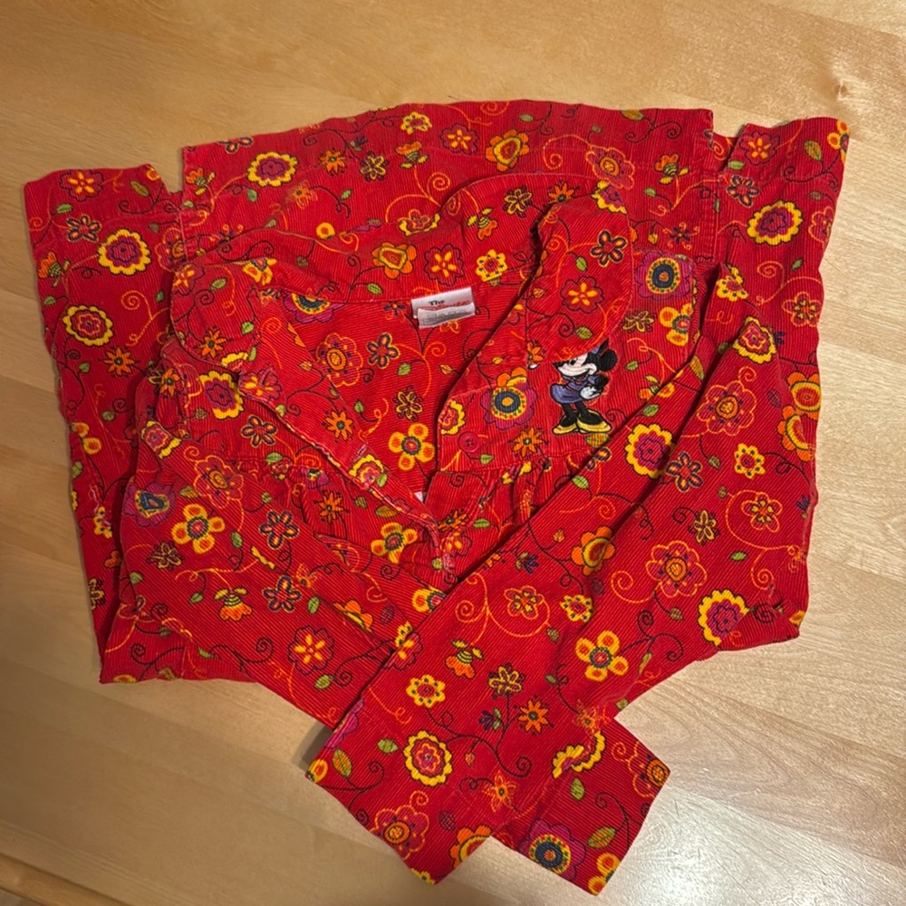 Disney corduroy dress size kids 5-6yrs